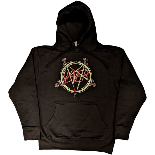 Slayer Unisex Pullover Hoodie: Pentagram (Large)