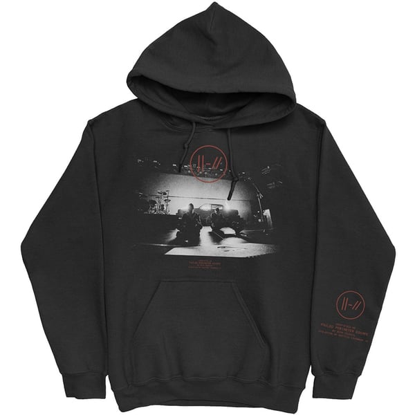 Twenty One Pilots Unisex Pullover Hoodie: Dark Stage (Arm Prints) (X-Large)