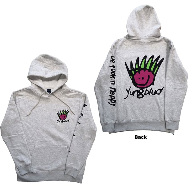 Yungblud Unisex Pullover Hoodie: Face (Back Print) (XX-Large)