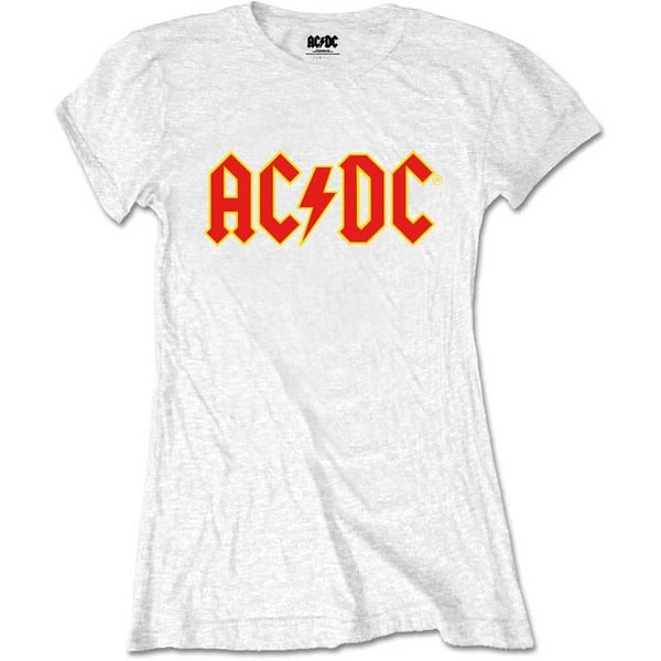 AC/DC Ladies T-Shirt: Logo (Retail Pack) (Large)