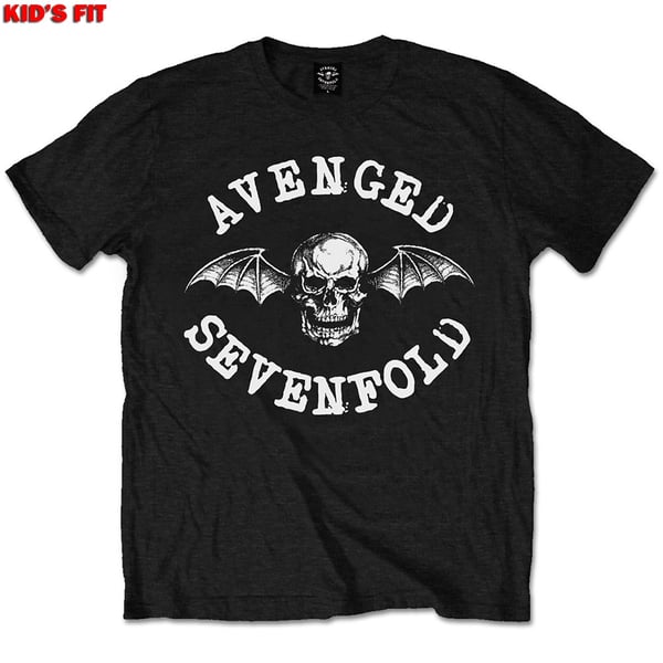 Avenged Sevenfold Kids T-Shirt: Classic Deathbat (7-8 Years)