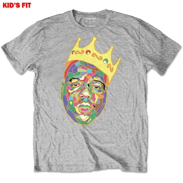 Biggie Smalls Kids T-Shirt: Crown (9-10 Years)