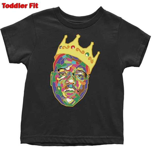 Biggie Smalls Kids Toddler T-Shirt: Crown (3 Years)
