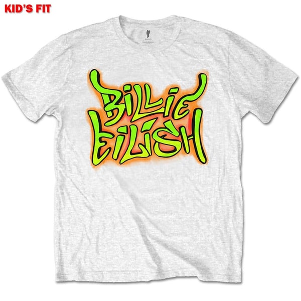 Billie Eilish Kids T-Shirt: Graffiti (13-14 Years)