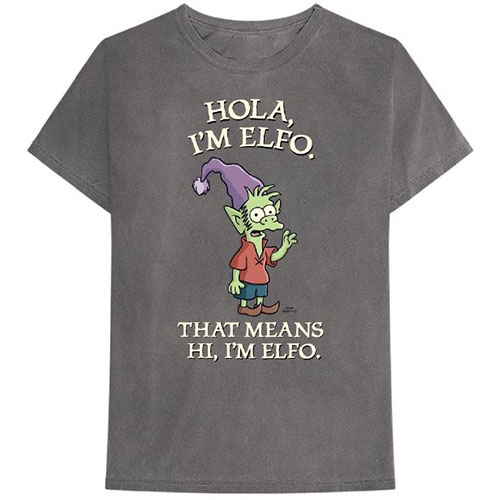 Disenchantment Unisex T-Shirt: Hola I'm Elfo (X-Large)