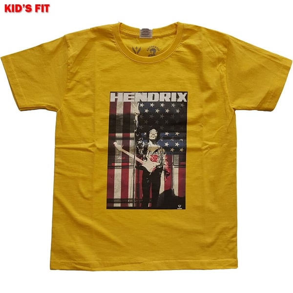 Jimi Hendrix Kids T-Shirt: Peace Flag (11-12 Years)