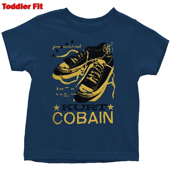 Kurt Cobain Kids Toddler T-Shirt: Laces (18 Months)