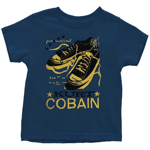 Kurt Cobain Kids Toddler T-Shirt: Laces (5 Years)