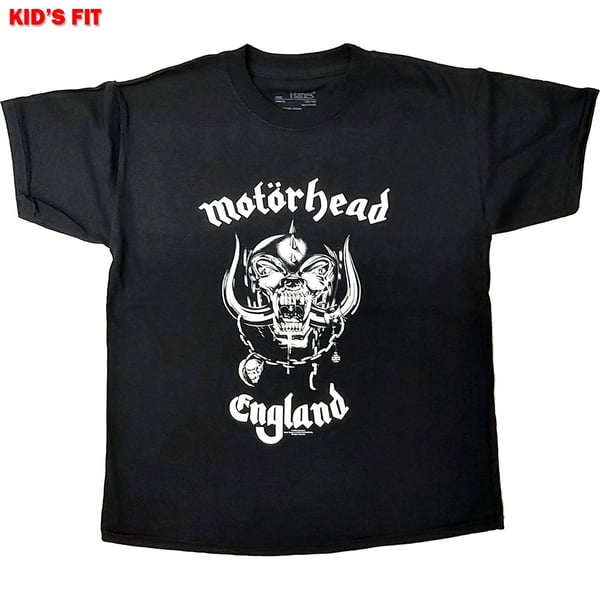 Motorhead Kids T-Shirt: England (7-8 Years)