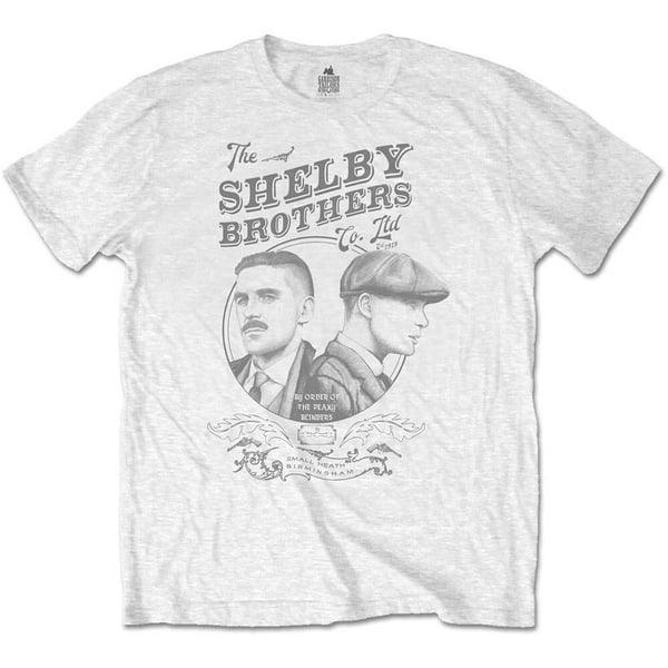 Peaky Blinders Unisex T-Shirt: Shelby Brothers Circle Faces (Medium)