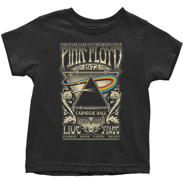 Pink Floyd Kids Toddler T-Shirt: Carnegie Hall Poster (5 Years)