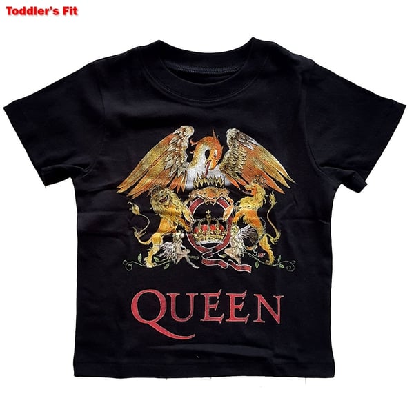 Queen Kids Toddler T-Shirt: Classic Crest (24 Months)