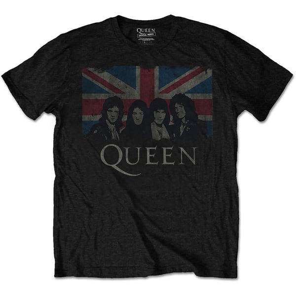Queen Unisex T-Shirt: Vintage Union Jack (Medium)