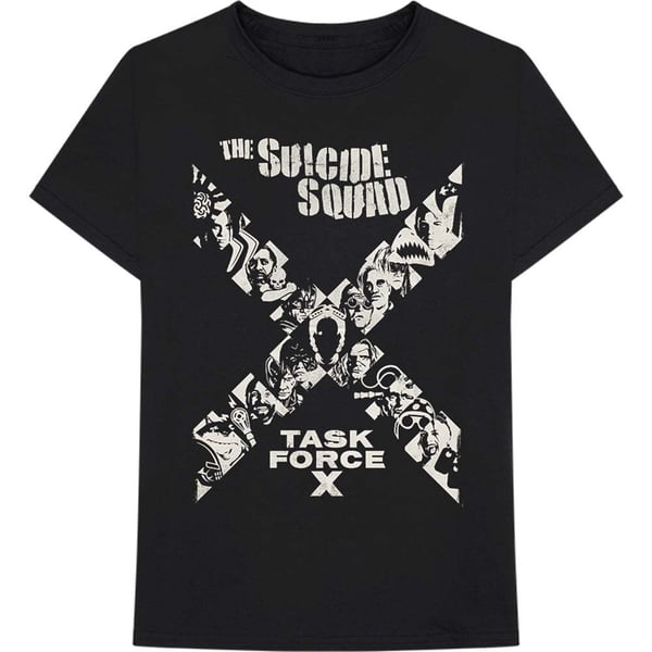 The Suicide Squad Unisex T-Shirt: X Cross (Large)