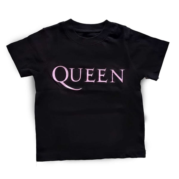 Queen Kids Toddler T-Shirt: Pink Logo (12 Months)