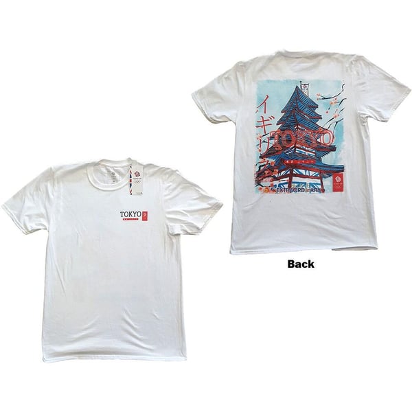 Team GB Unisex T-Shirt: Pagoda (Back Print) (Medium)