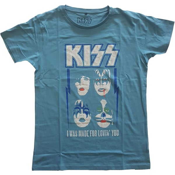 KISS Unisex T-Shirt: Made For Lovin' You (Small)