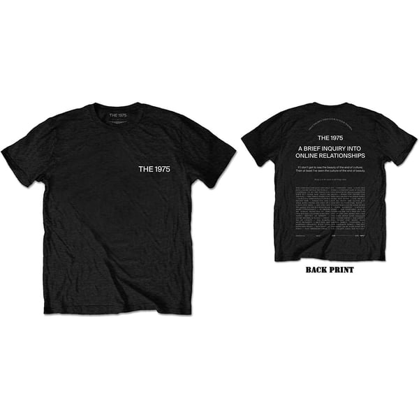 The 1975 Unisex T-Shirt: ABIIOR Welcome Welcome (Back Print) (X-Large)
