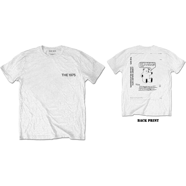 The 1975 Unisex T-Shirt: ABIIOR Teddy (Back Print) (X-Large)
