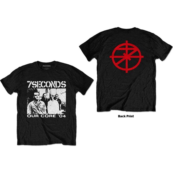 7 Seconds Unisex T-Shirt: Our Core (Back Print) (X-Large)