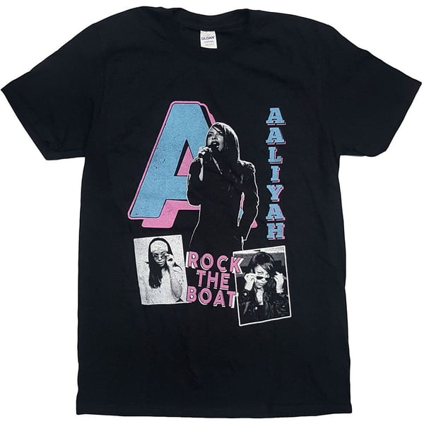 Aaliyah Unisex T-Shirt: Rock The Boat (Medium)