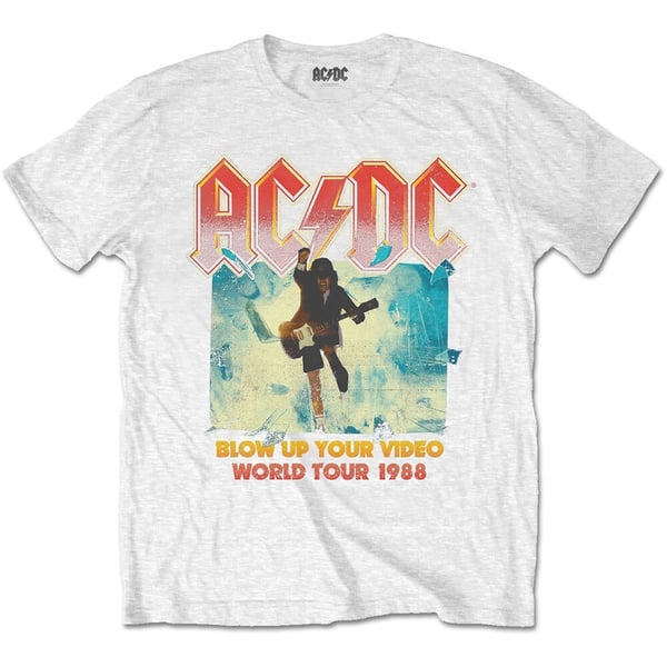 AC/DC Unisex T-Shirt: Blow Up Your Video (Medium)