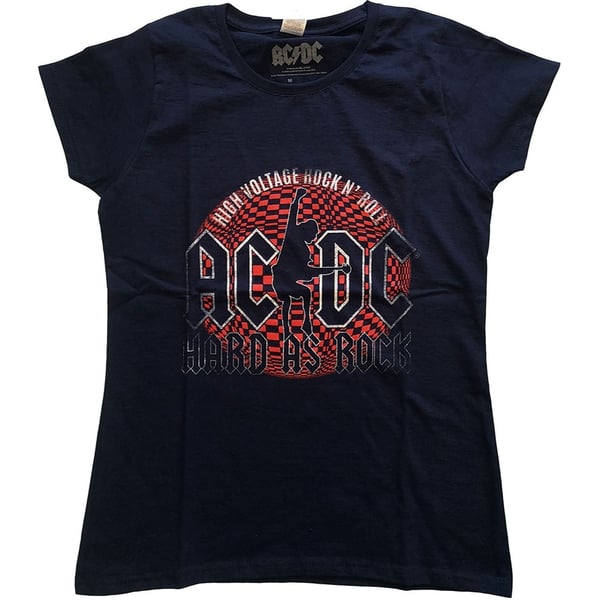 AC/DC Ladies T-Shirt: Hard As Rock (Large) AC/DC Ladies T-Shirt: Hard As Rock (Large)