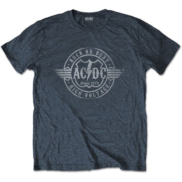 AC/DC Unisex T-Shirt: Rock or Bust (Small)