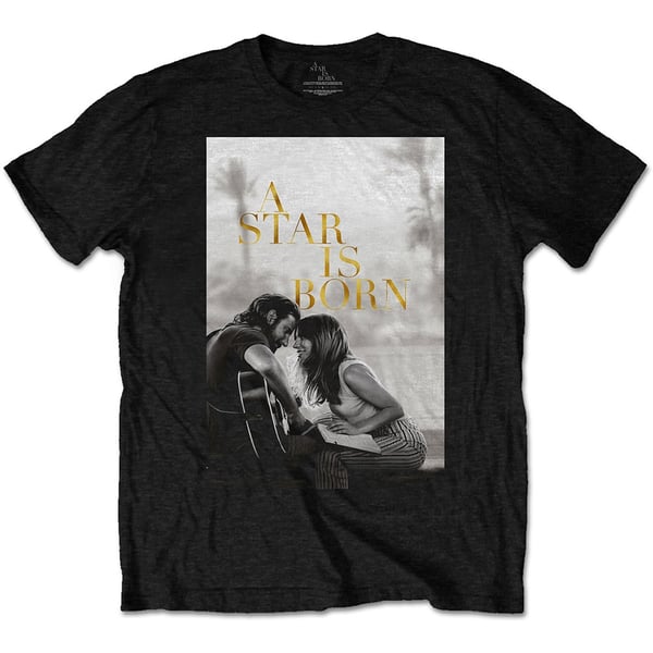 A Star Is Born Unisex T-Shirt: Jack & Ally Movie Poster (X-Large)