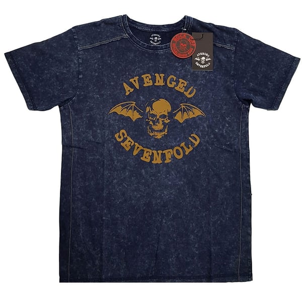 Avenged Sevenfold Unisex Snow Wash T-Shirt: Logo (XX-Large)