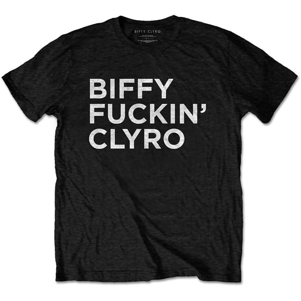 Biffy Clyro Unisex T-Shirt: Biffy Fucking Clyro (Large)