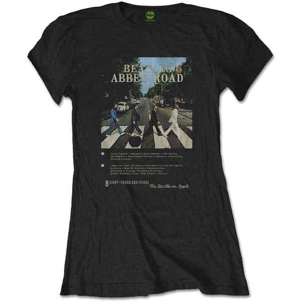 The Beatles Ladies T-Shirt: Abbey Road 8 Track (Medium)