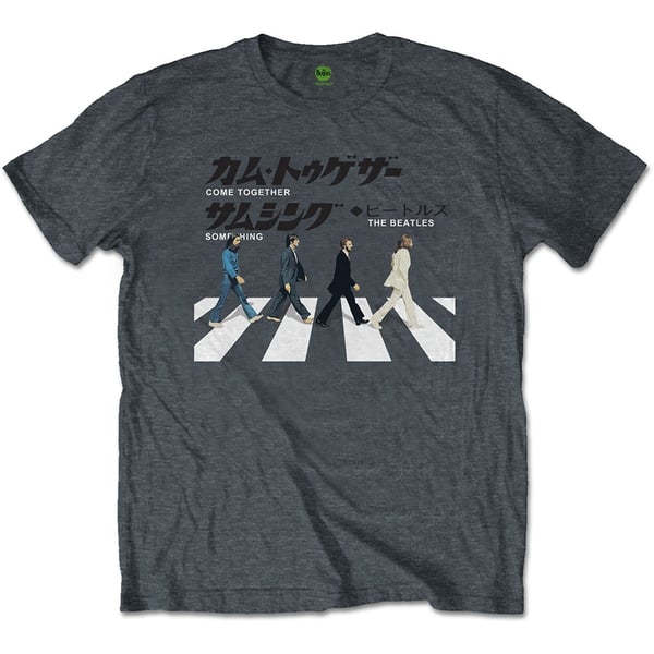 The Beatles Unisex T-Shirt: Abbey Road Japanese (Small)