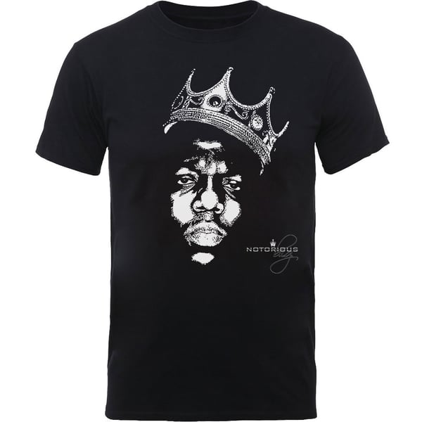 Biggie Smalls Unisex T-Shirt: Crown Face (X-Large)