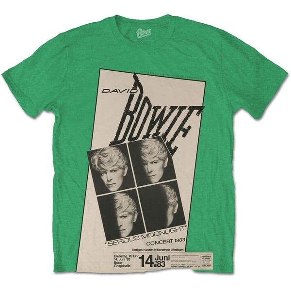 David Bowie Unisex T-Shirt: Concert '83 (Small)