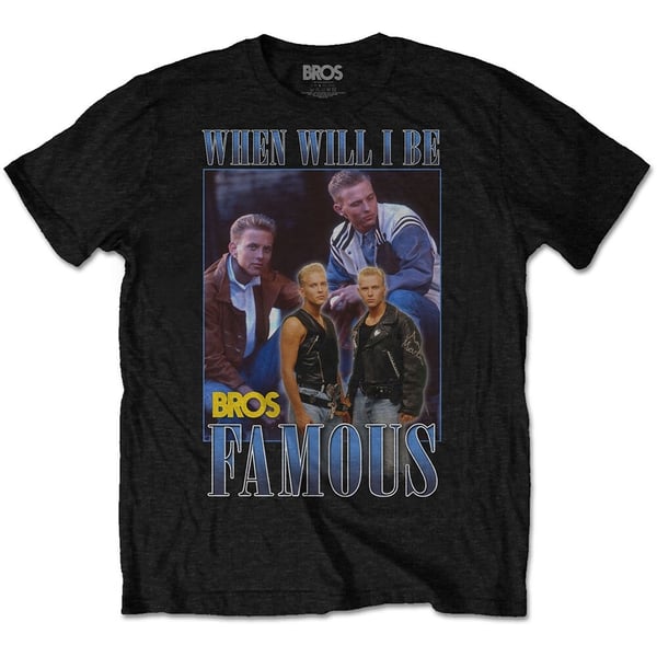 Bros Unisex T-Shirt: Famous Homage (X-Large)