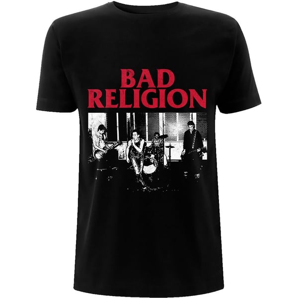 Bad Religion Unisex T-Shirt: Live 1980 (X-Large)