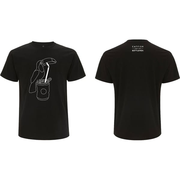 Catfish & The Bottlemen Unisex T-Shirt: Toucan (Back Print) (XX-Large)