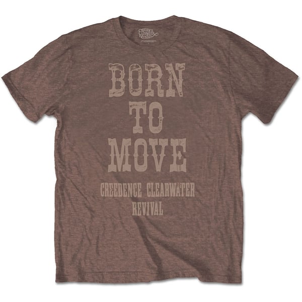 Creedence Clearwater Revival Unisex T-Shirt: Born To Move (Large)