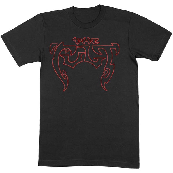 The Cult Unisex T-Shirt: Outline Logo (X-Large)