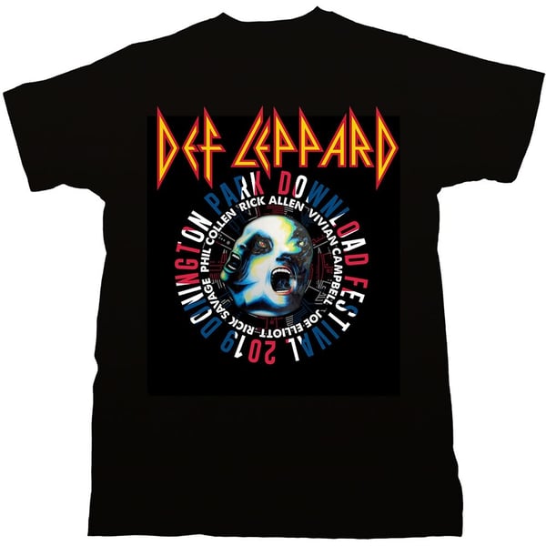 Def Leppard Unisex T-Shirt: Download Fest 2019 (Limited Edition) (Small)