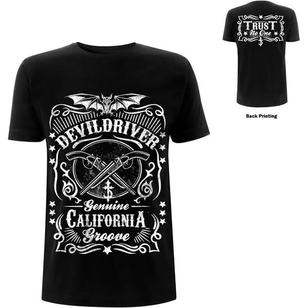 DevilDriver Unisex T-Shirt: Sawed Off (Back Print) (Large)