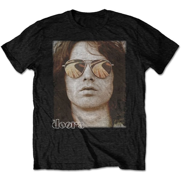 The Doors Unisex T-Shirt: Jim Face (Small)