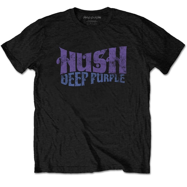 Deep Purple Unisex T-Shirt: Hush (Small)