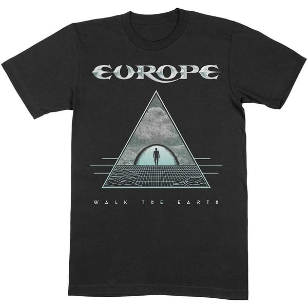 Europe Unisex T-Shirt: Walk The Earth (Large)