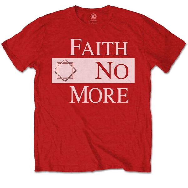 Faith No More Unisex T-Shirt: Classic New Logo Star (Medium)