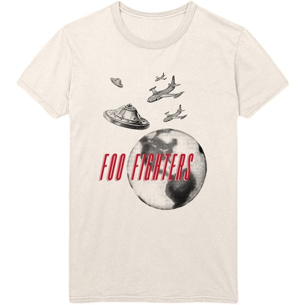 Foo Fighters Unisex T-Shirt: UFO Planes (Large)