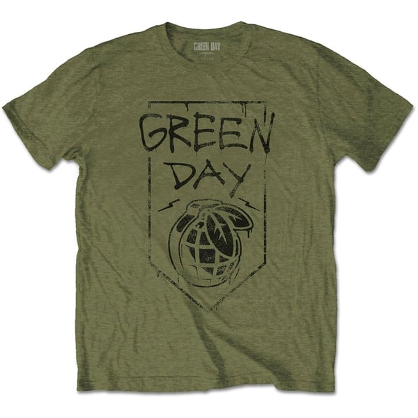 Green Day Unisex T-Shirt: Organic Grenade (XX-Large)