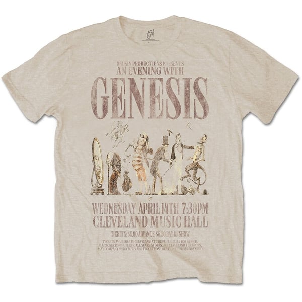 Genesis Unisex T-Shirt: An Evening With (Large)