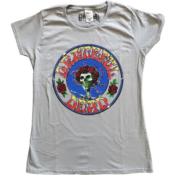 Grateful Dead Ladies Tee: Bertha Circle Vintage Wash (Medium)